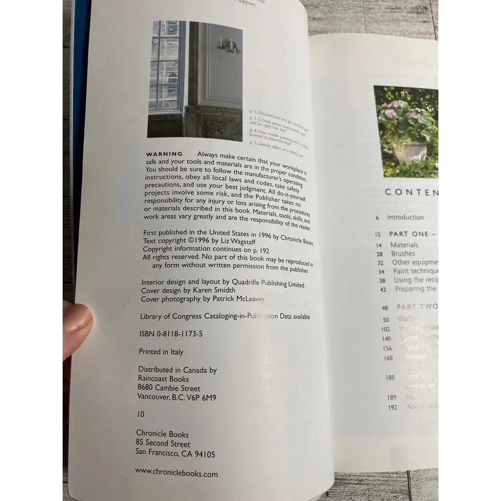 Paint Recipes Guide to Colors and Finishes for the Home Liz Wagstaff 1996‎ Book